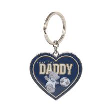 Daddy Me To You Bear Metal Heart Key Ring Image Preview